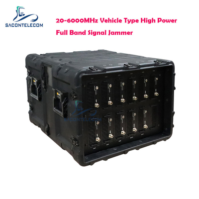 Détecteur de bombes de convoi à bande complète 20 - 6000MHz Type de véhicule Haute puissance 720w
