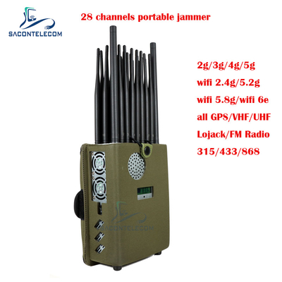 28 canaux brouilleur de signal de téléphone portable