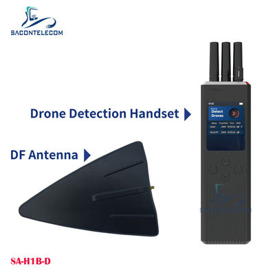 Détecteur de drone UAV portable avec antenne omnidirectionnelle et distance de détection de 3 km, détection passive pour la série DJI