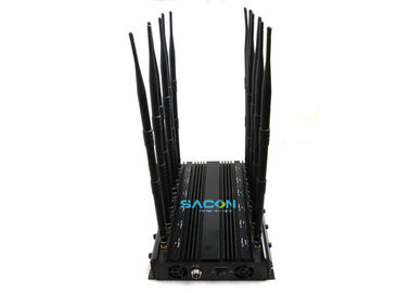 12 bandes de fréquence de signal de brouilleur de signaux walkie-talkie 135 MHz - 5800 MHz avec 5% - 95% d'humidité