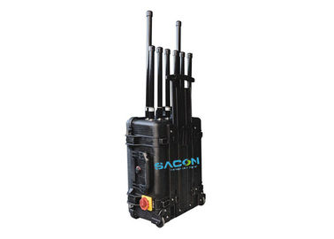 8 canaux Drone signal scrambler 200 W pour les prisons / salles d'interrogatoire