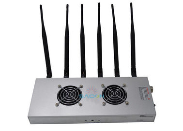 Bloc à télécommande d'intérieur 4G2300 LTE800 LTE2600 de brouilleur de signal de 6 canaux