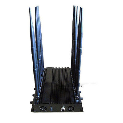 12 Antennes 30W Brouilleur GPS Haute Puissance avec 50m de Portée et Bloqueur de Signal Réglable