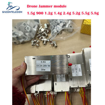 Module de brouilleur anti-drone GPS de 30W 1.5G avec fréquence personnalisée pour le brouillage RF