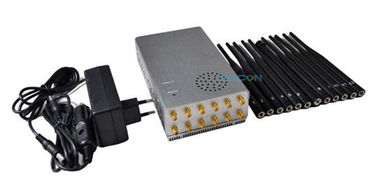 2dBi Antennes Brouilleur de signal portable 7.4V 10000mAh Charge AC