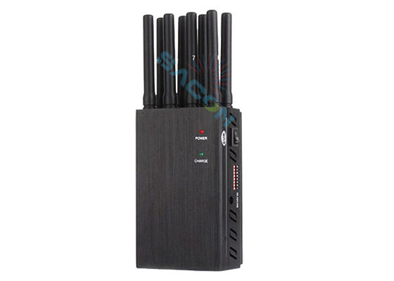 8 bandes Portable booster du signal du téléphone portable 20m Range Block 2G 3G 4G GPS Wifi